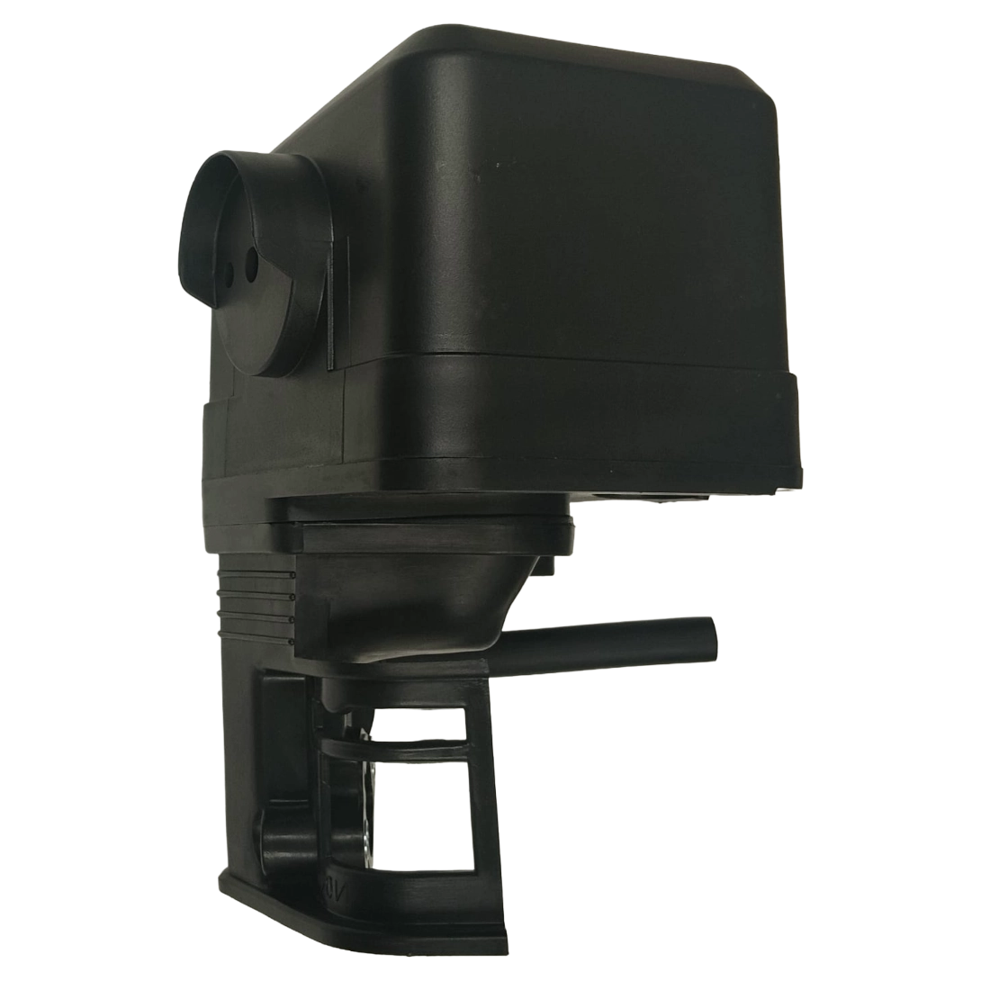 Order a A complete replacement air filter box housing assembly, including the durable outer casing, secure lid, and high-efficiency internal air filter element for your Titan Pro Petrol Sweeper.